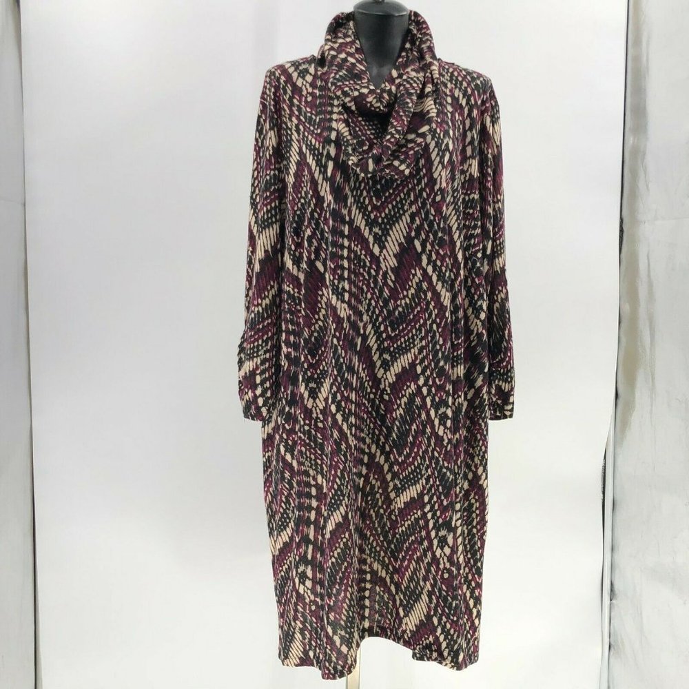 Ellen Weaver long sleeve sweater dress 2X
